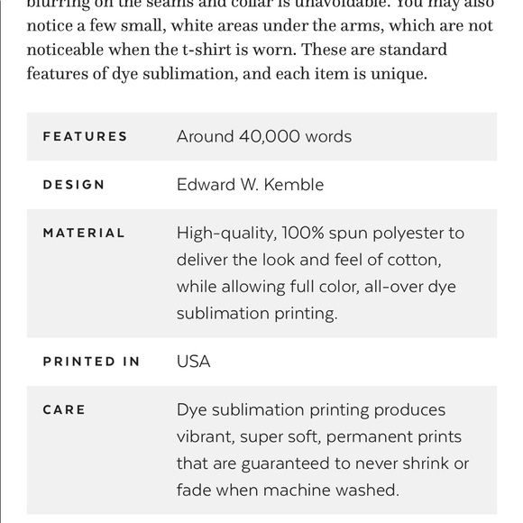 Unisex LITHOGRAPHS Mark Twain’s Huckleberry Finn 40,000 Word T-Shirt—SZ.… - Picture 11 of 17